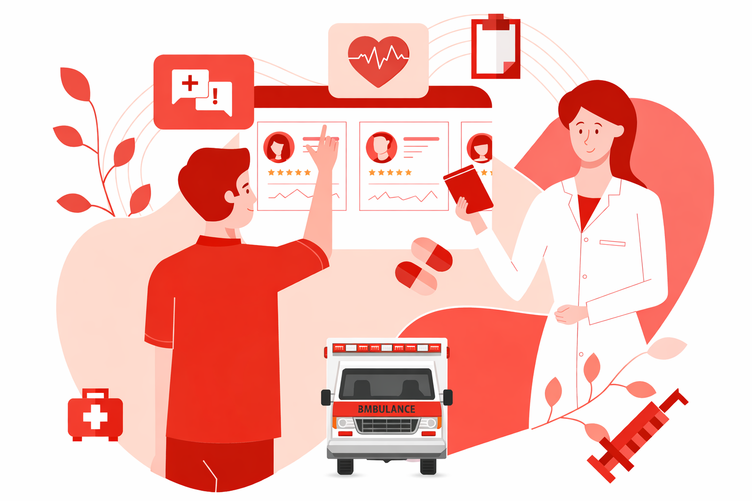 Hospital Illustration